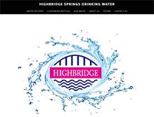 Tablet Screenshot of highbridgesprings.com